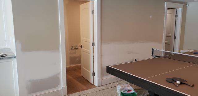 Before: walls patched and primed by Jewell Painting