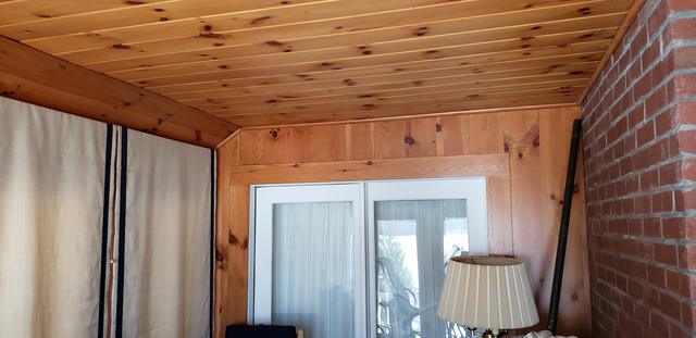 Pine ceiling and paneling by Jewell Painting